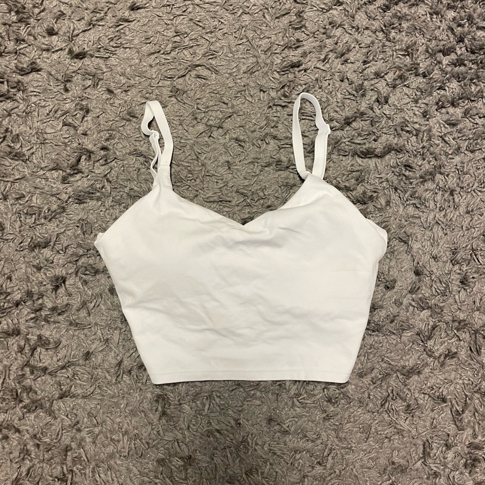 Athleta cropped cami with scoop back
